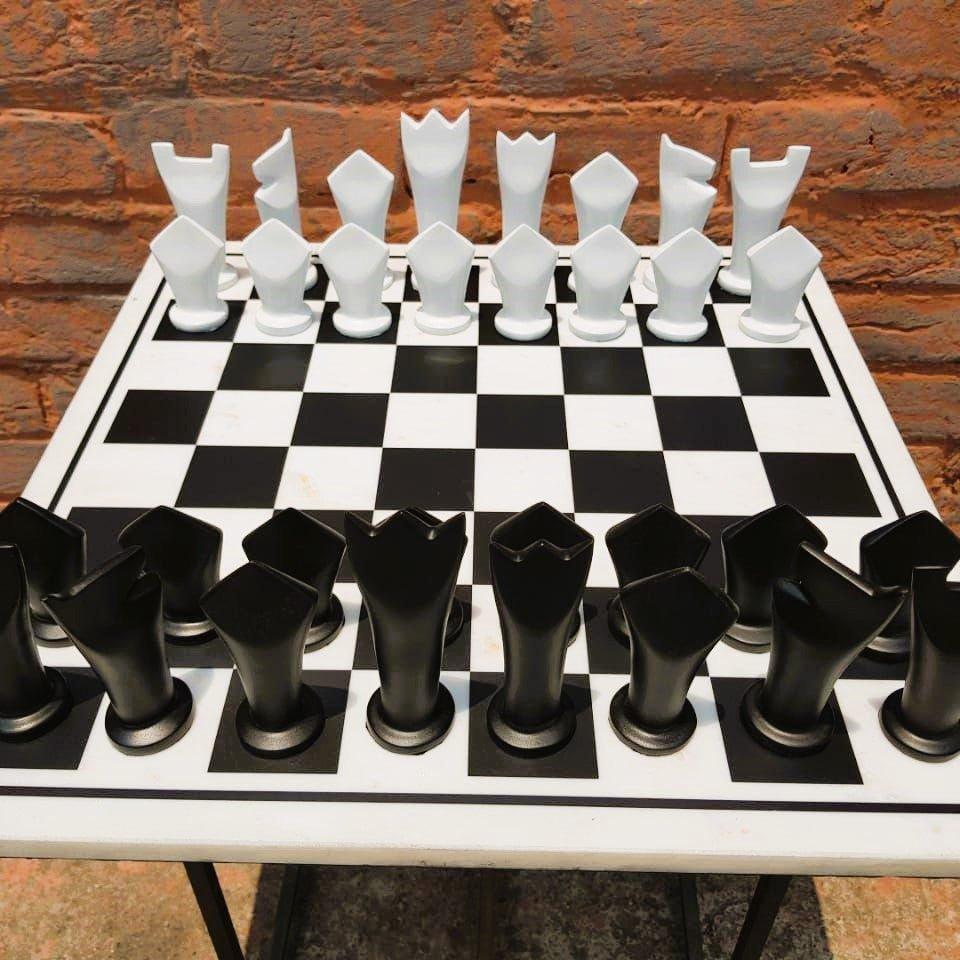 EGYPTIAN MARBLE CHESS